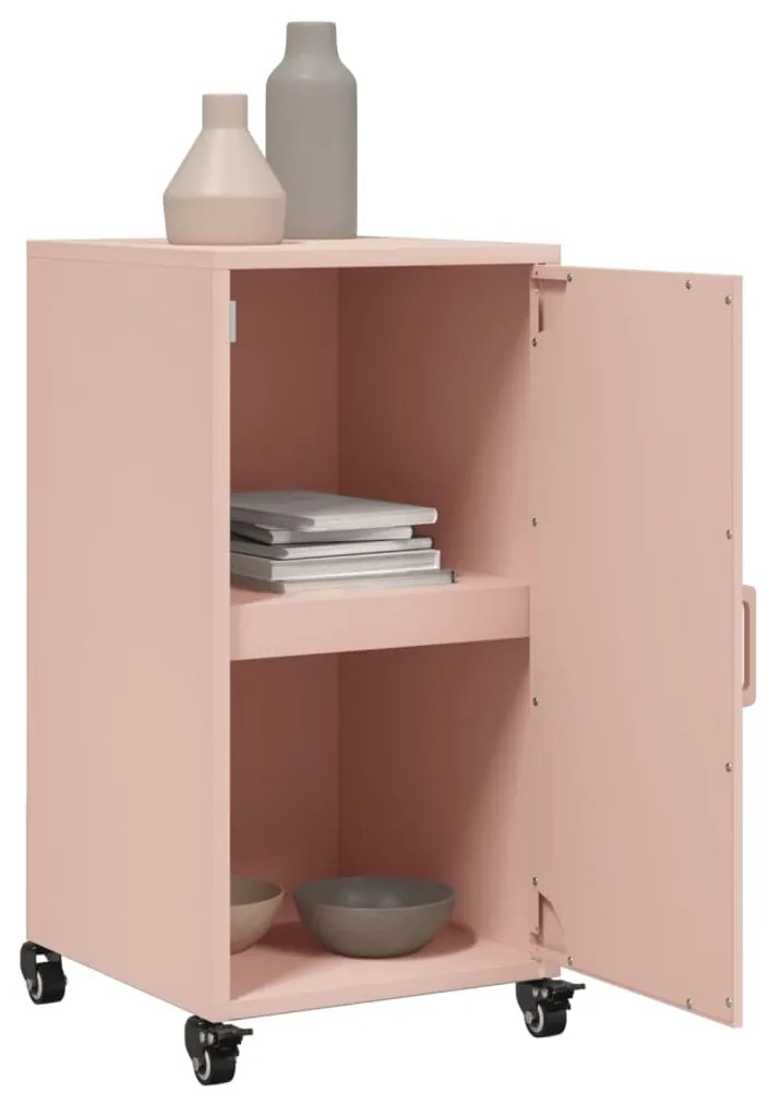 Aparador 36x39x72 cm aço rosa