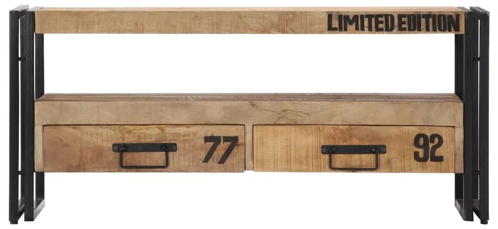 Móvel de TV 100x30x45 cm madeira de mangueira maciça