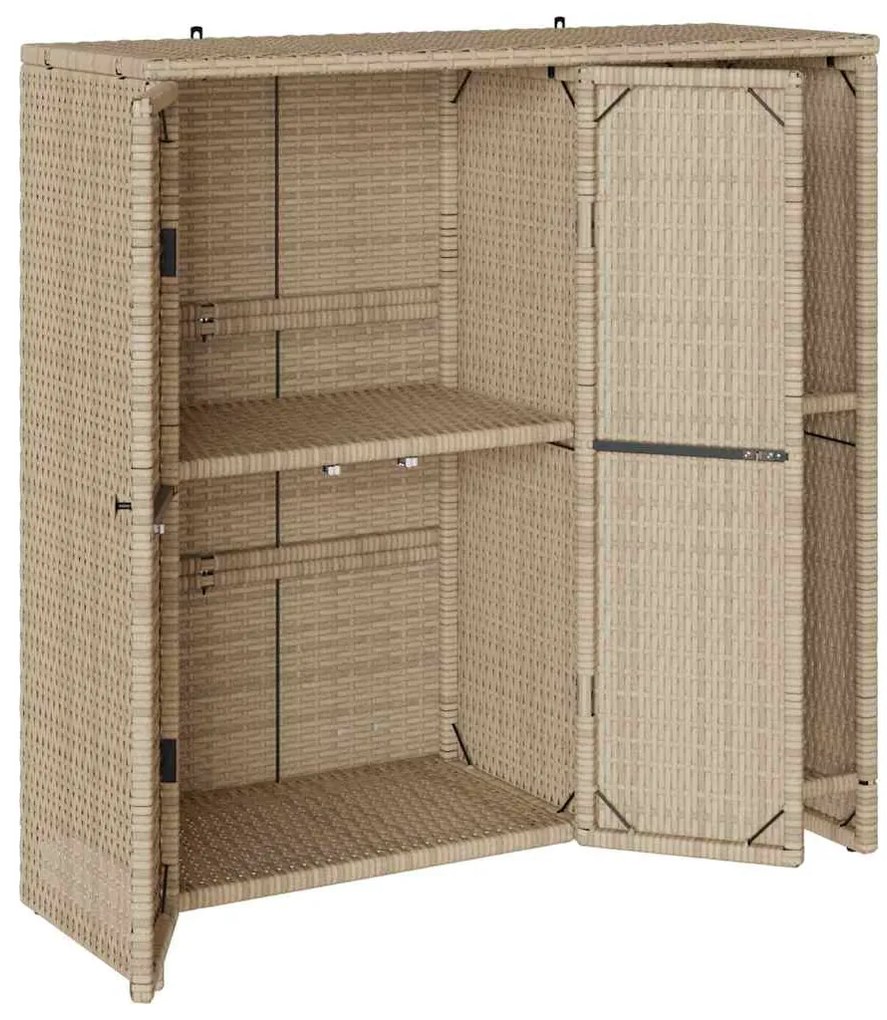 Armário de Armazenamento Bege 100 x 36 x 102 cm Rattan