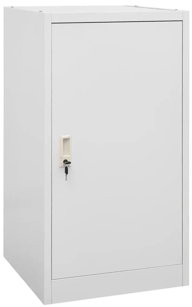 vidaXL Armário para selas 53x53x105 cm aço cinza-claro