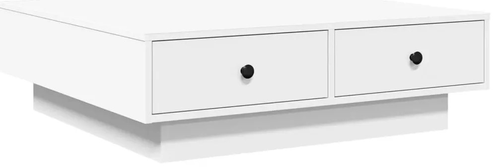 Mesa de centro 90x90x28 cm contraplacado branco