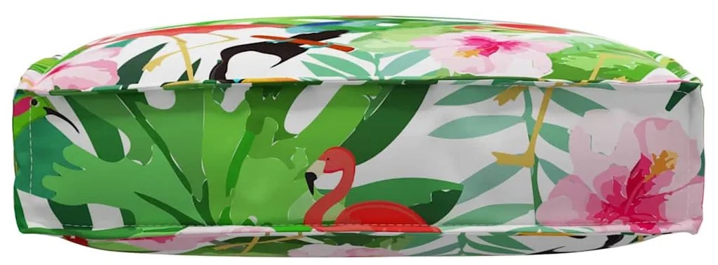 Almofada de pallet para assento Tropical Jungle 60 x 60 x 12 cm, tecid