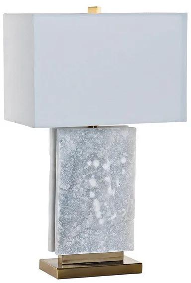 Lâmpada de Mesa DKD Home Decor Metal Tecido Mármore (38 x 23 x 69 cm)