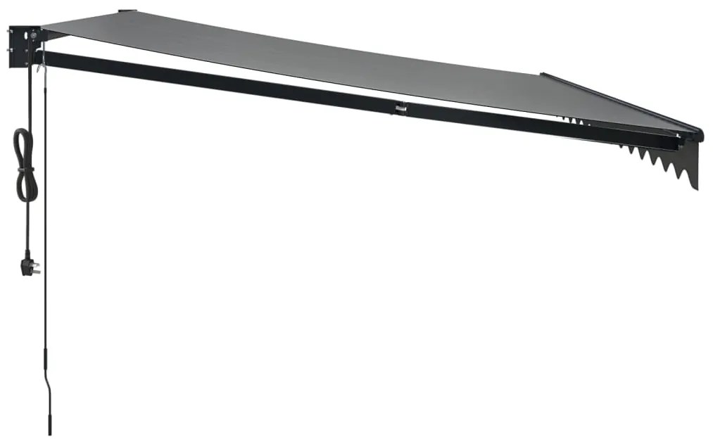 Toldo retrátil automático 4,5x3 m antracite