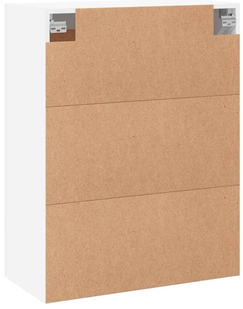 Móveis de parede 2 pcs derivados de madeira branco