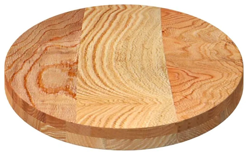Tampo de mesa 100x50x4 cm carvalho maciça oval castanho-claro