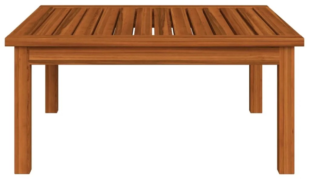 2 pcs conjunto lounge de jardim c/ almofadões acácia maciça