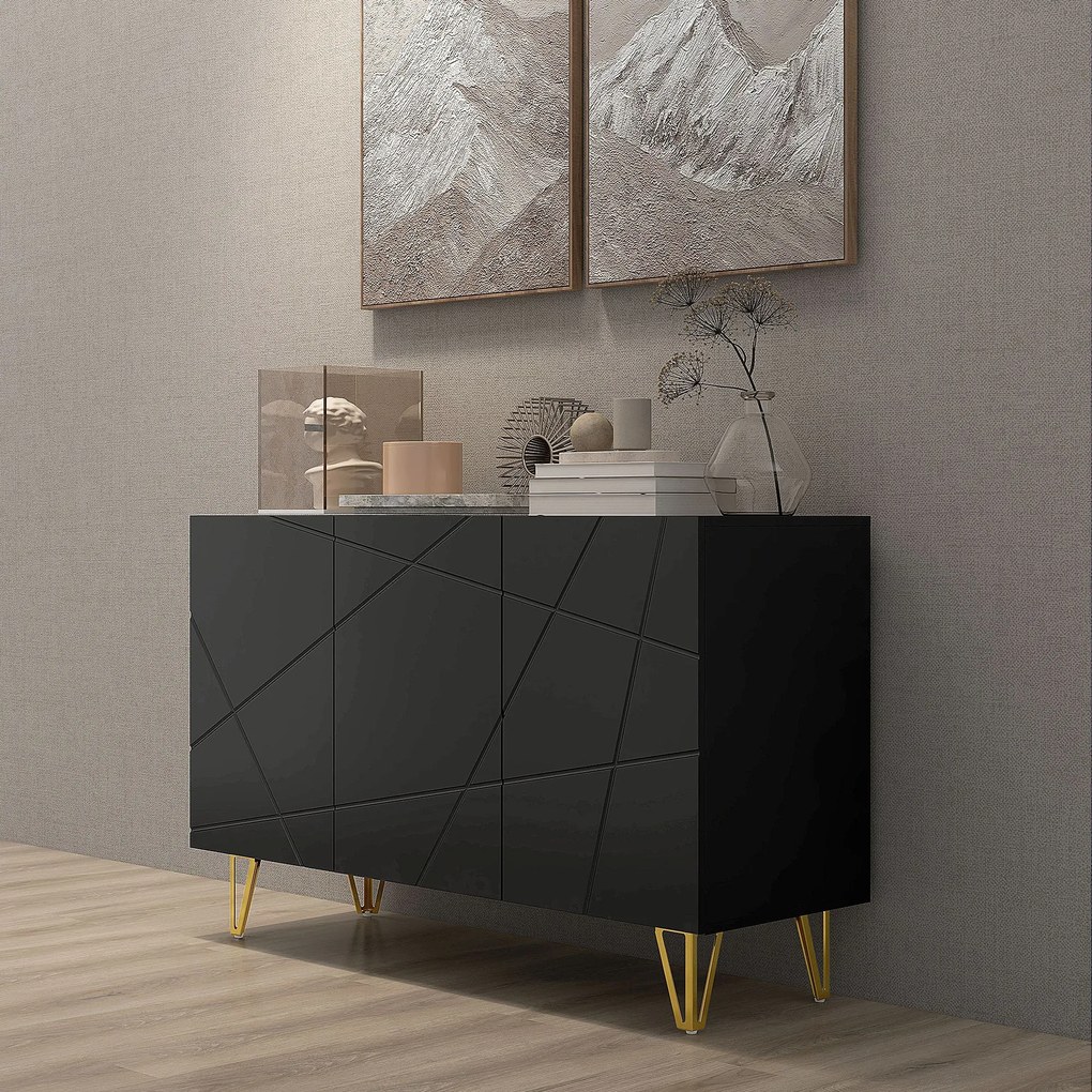 Armário Moderno – Modelo Turku – 120x40x75 – Armazenamento Vertical –