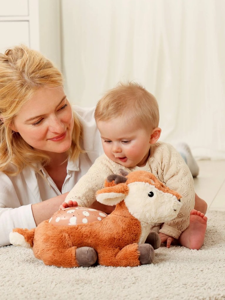 Peluche, luz de presença, Twilight Buddies® da CLOUD B castanho