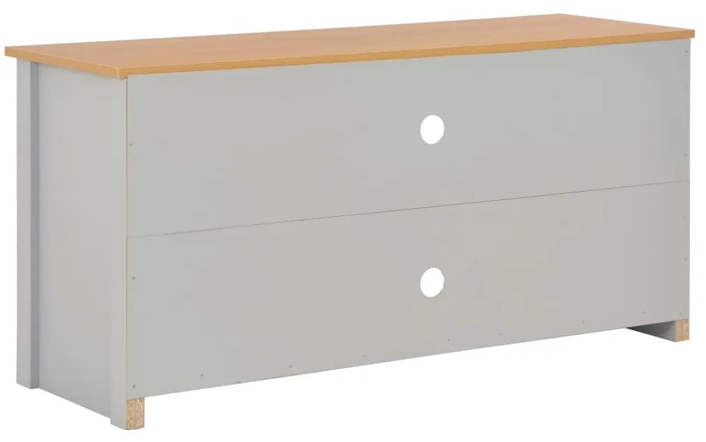 Móvel de TV 120x39x58 cm cinzento