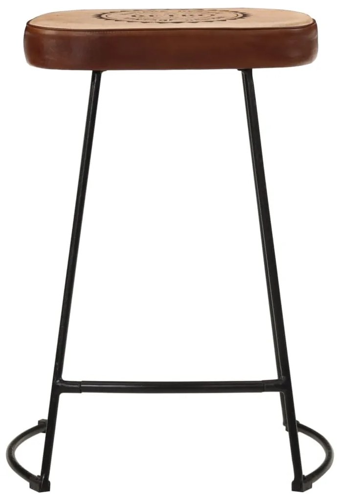 Bancos de bar 2 pcs 41x29x62 cm castanho-escuro