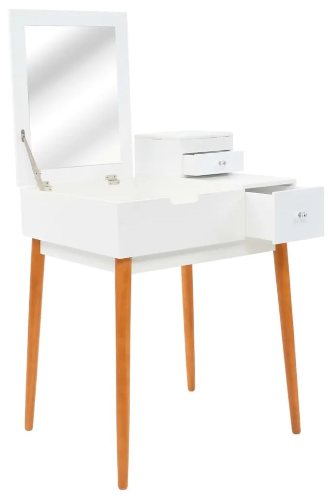 245752 vidaXL Toucador com espelho MDF 60x50x86 cm