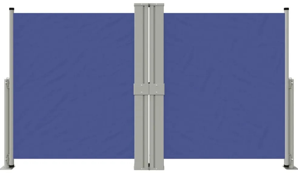 Toldo lateral retrátil 140x1200 cm azul
