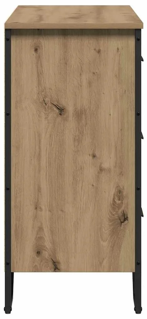 Cômoda Carvalho Artesanal 91x35.5x74.5 cm Madeira Ingenerada