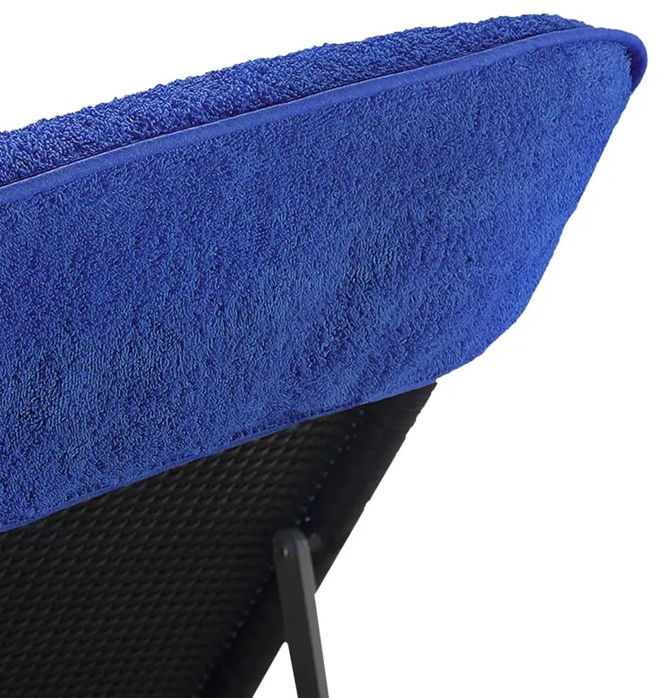 Toalhas de praia 4 pcs 60x135 cm tecido 400 GSM azul royal