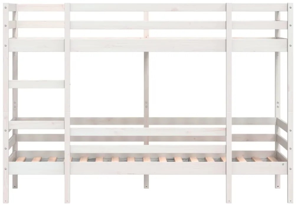 Beliche 80x200 cm madeira de pinho maciça branco