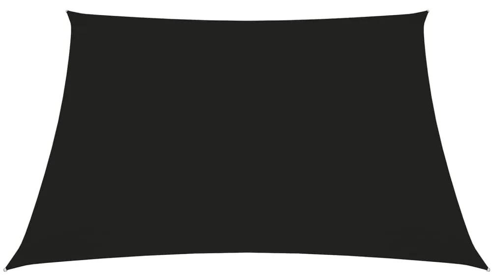Para-sol estilo vela tecido oxford quadrado 4x4 m preto