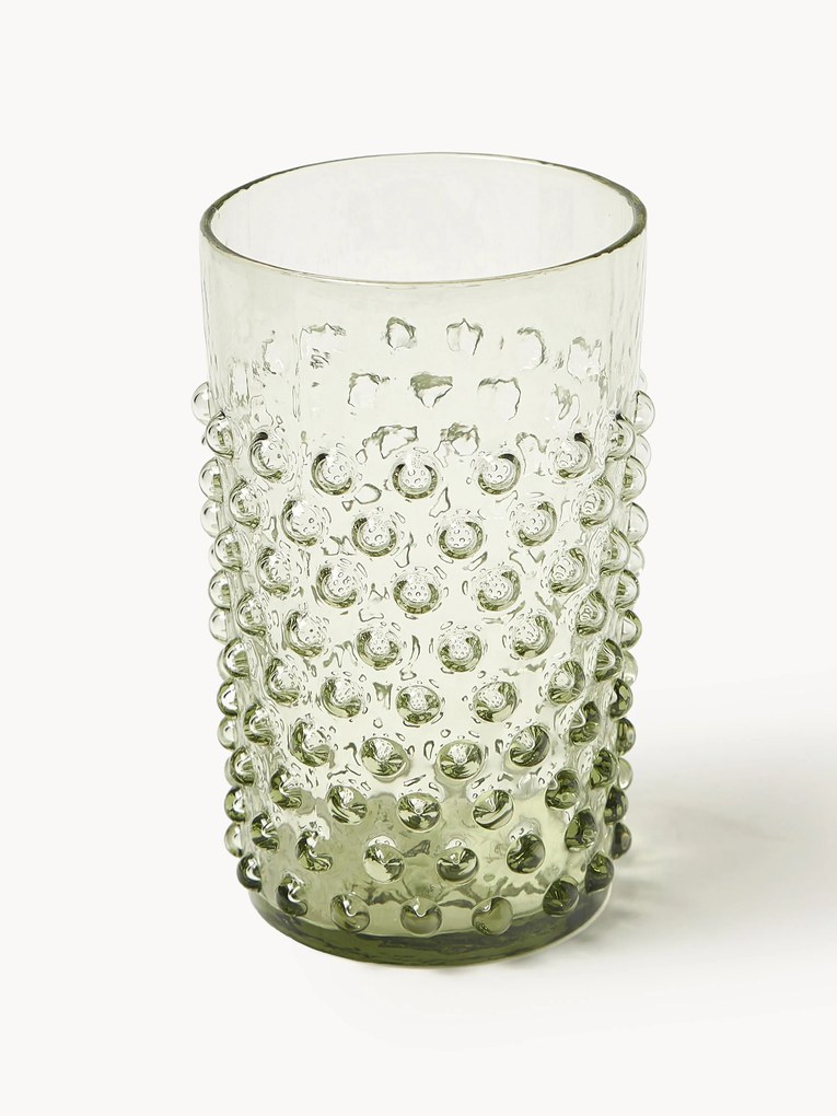 Copos artesanais Hobnail, 6 uni.