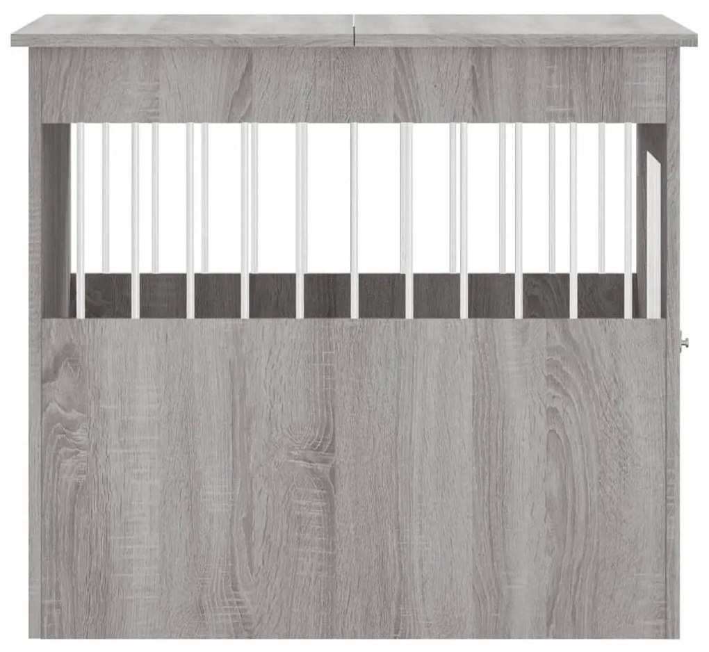 Móvel casota para cão 64,5x80x71 derivados madeira cinza sonoma