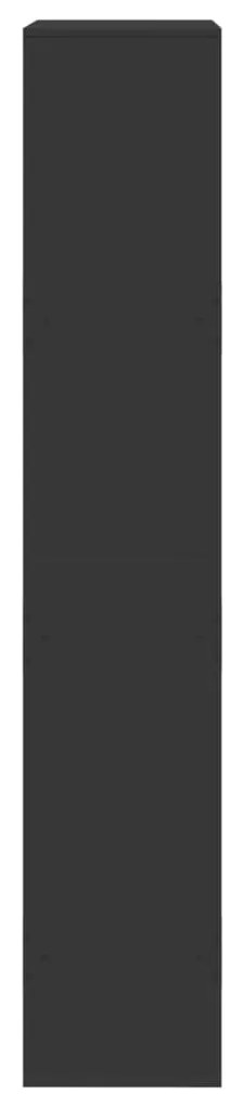 Estante 100x33x175 cm derivados de madeira preto