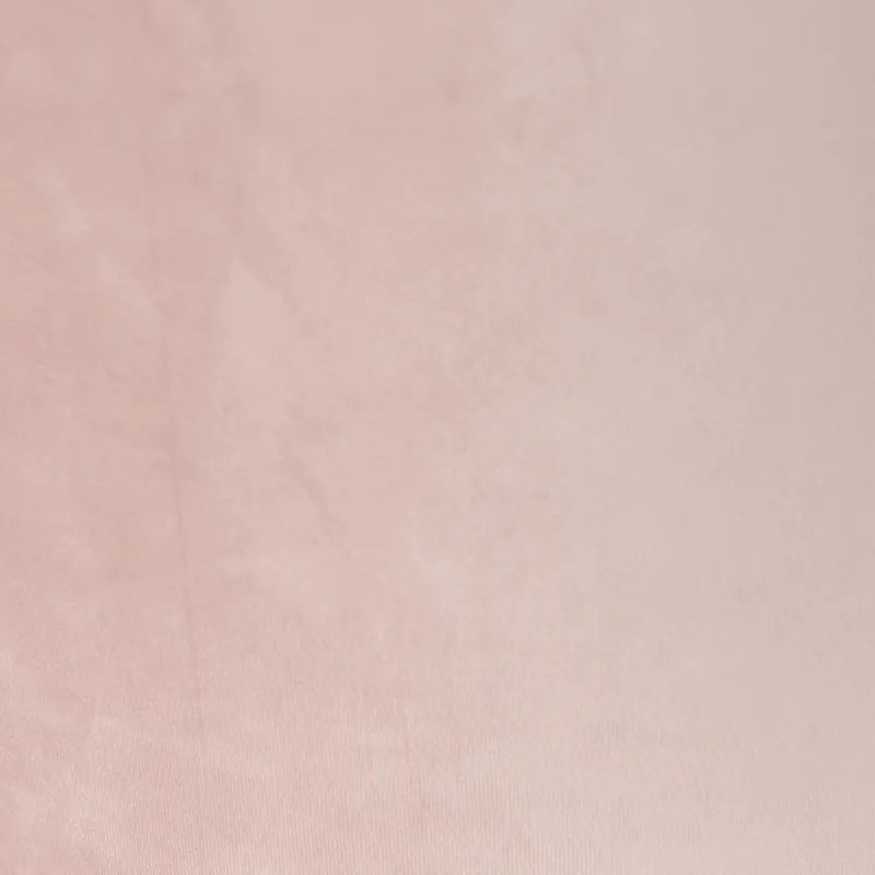 Abajur de veludo rosa 40/40/40 com interior dourado