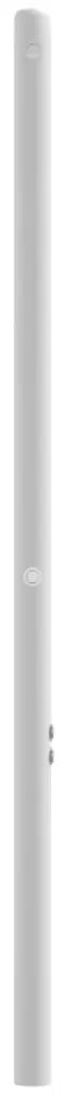Cabeceira de cama 80 cm metal branco
