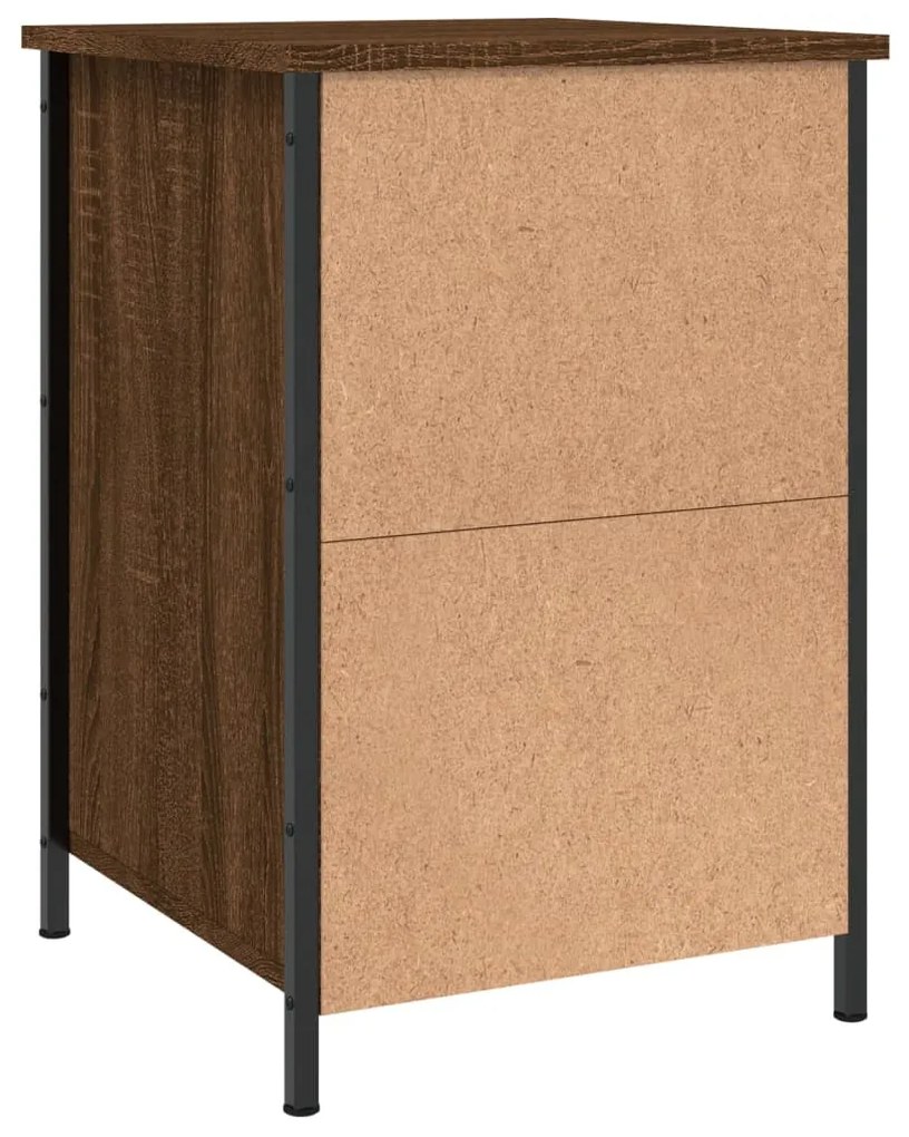 Mesas cabeceira 2pcs 40x42x60cm deriv.madeira carvalho castanho
