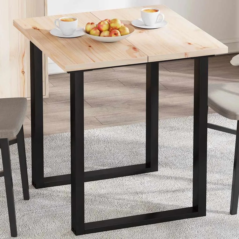 vidaXL Tampos de mesa retangulares 2 pcs 70x35x2,5 cm pinho maciço