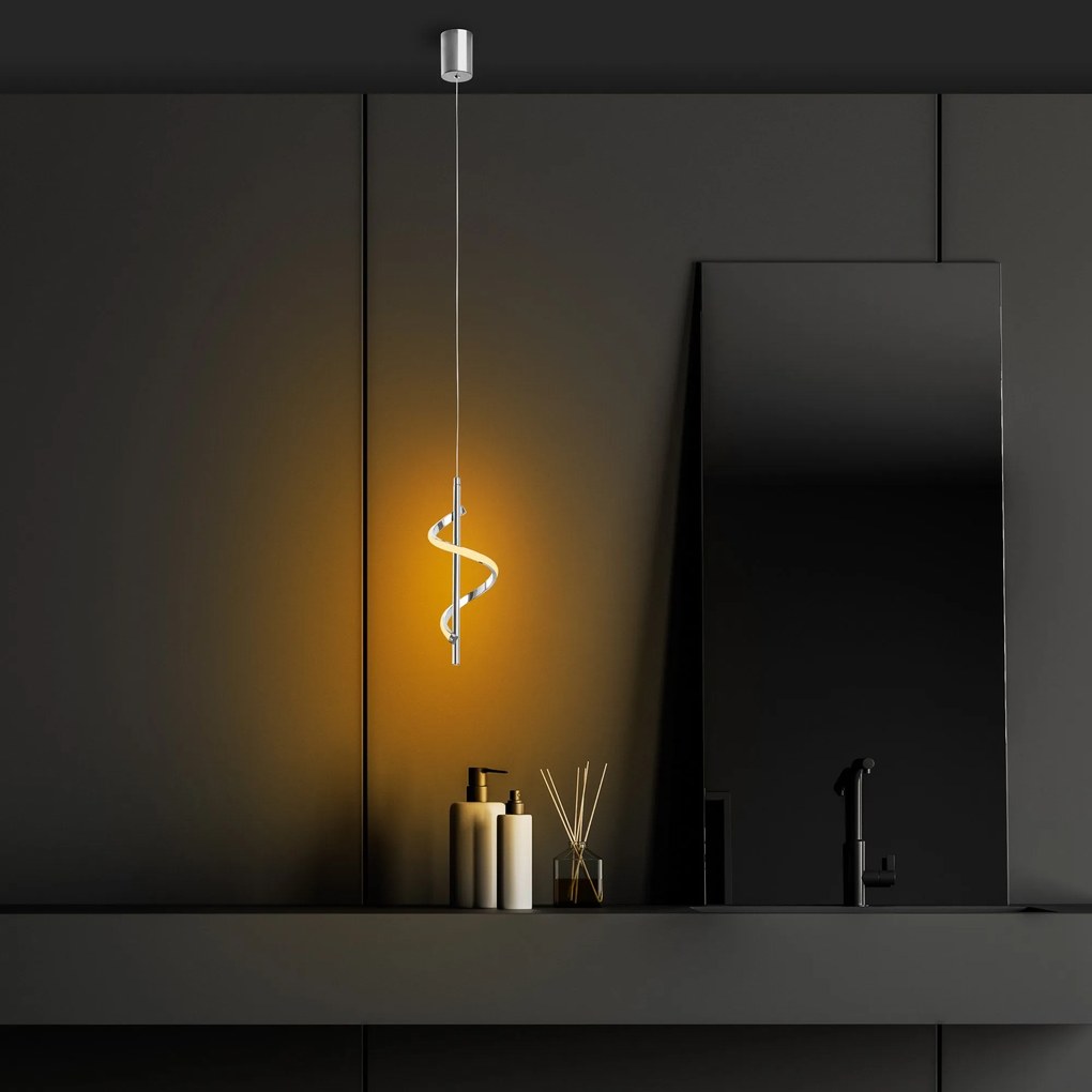Chandelier Likma – Chrome – 16x50-100x16 cm