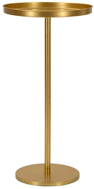 Mesa Doha - Metal Dourado - Ø 41 cm x 80 cm