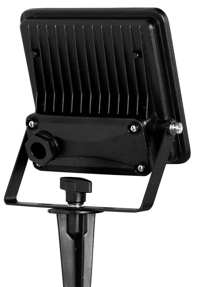 Projetores inteligentes preto 12,8 cm incl. LED IP65 com estaca para o chão - Ruud