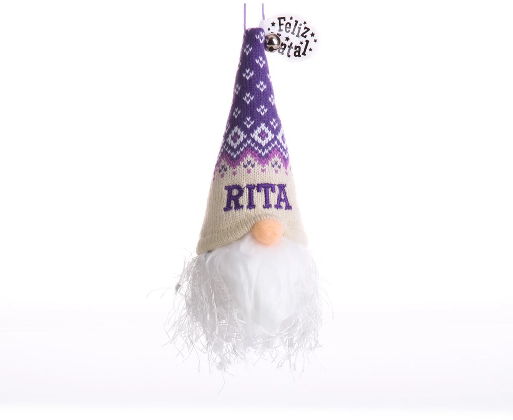 Gnomo Natal Com Led Rita