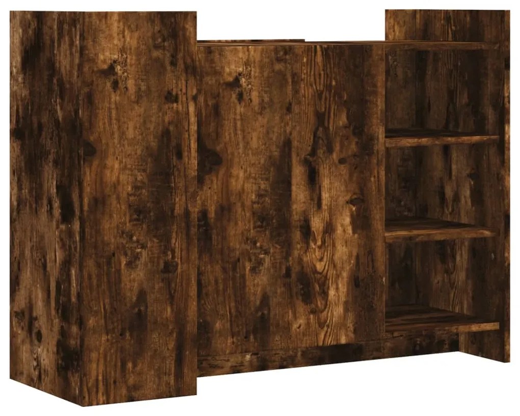 Aparador 100x35x75 cm derivados de madeira carvalho fumado