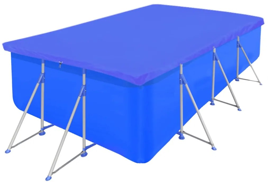 Cobertura de piscina retangular PE 90 g/sqm 540 x 270 cm