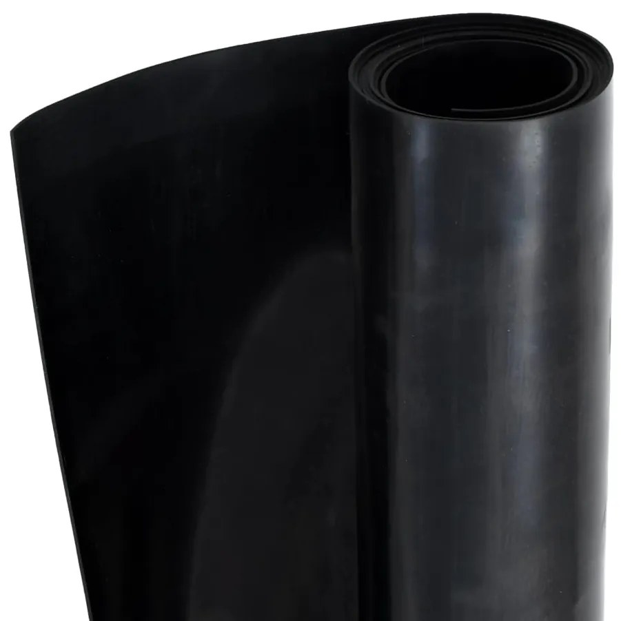 Tapete de borracha antiderrapante liso 1,2x5 m 1 mm