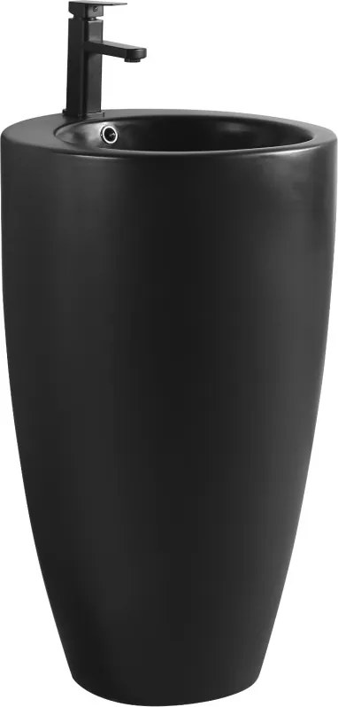 Mexen Alona lavatório de pé 50 x 50 cm, preto mate - 26094870