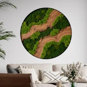 Autocolante musgo - Equilíbrio natural