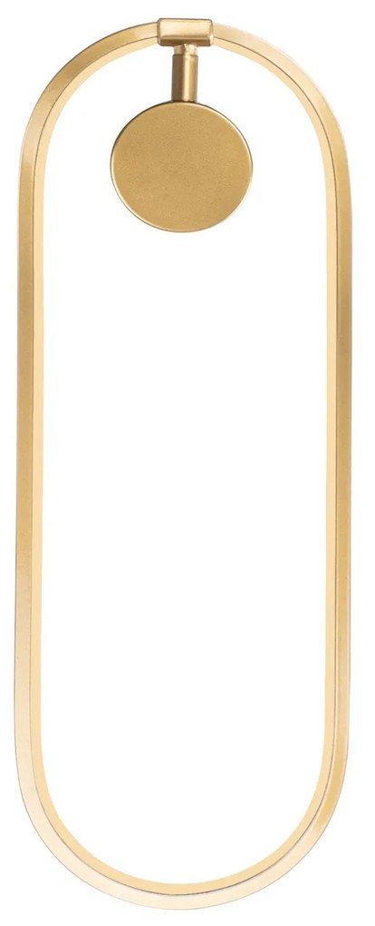 Lâmpada de Parede Can - Dourada - 17x48x10cm