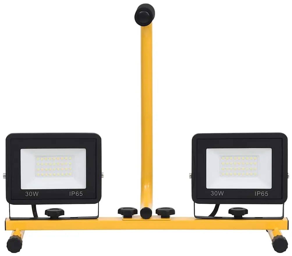 Projetor c/ iluminação LED e pega 2x30 W branco quente
