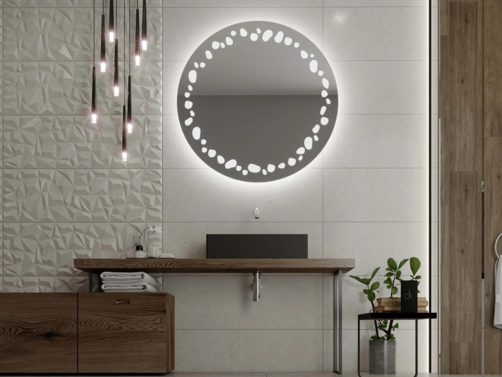 Espelho Redondo LED C7 85x85