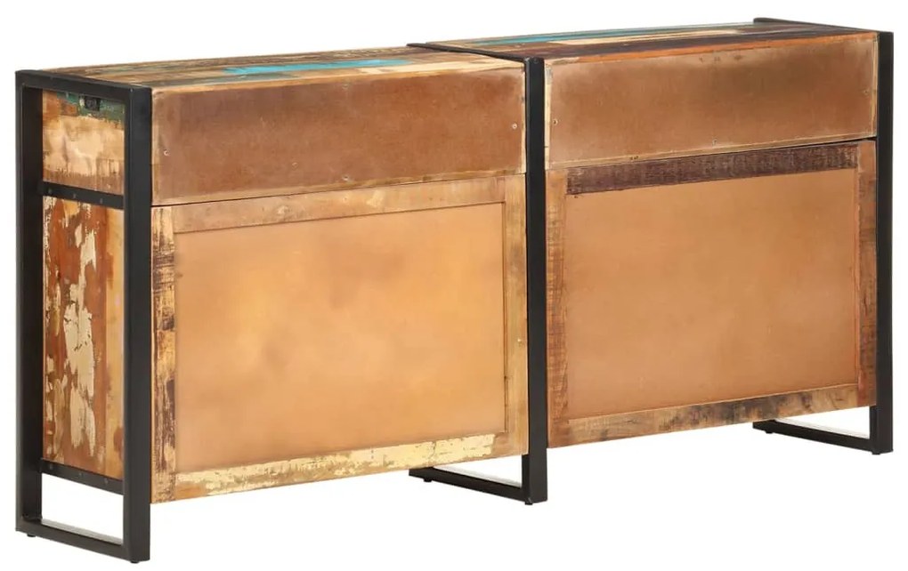 Aparador 172x35x80 cm madeira recuperada maciça