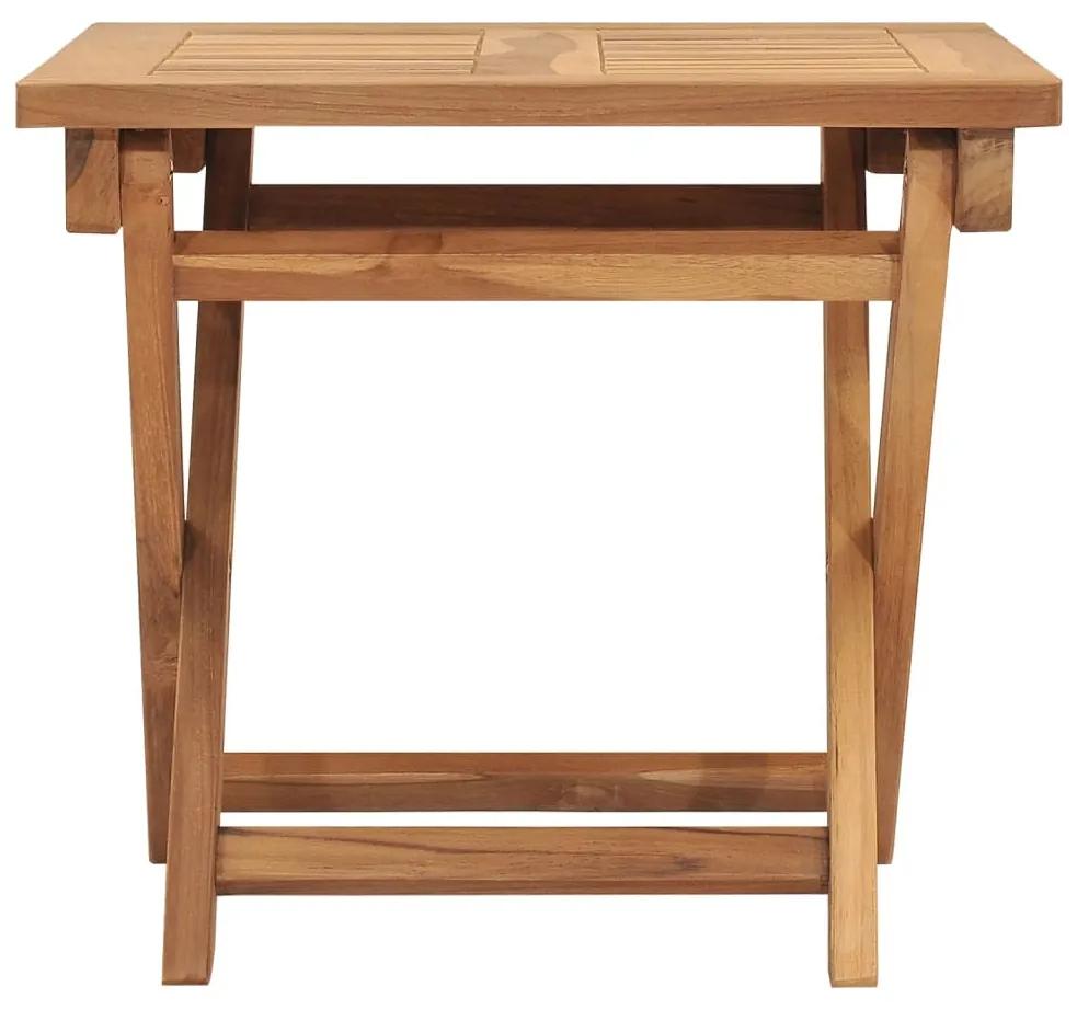 Espreguiçadeira com mesa madeira teca maciça