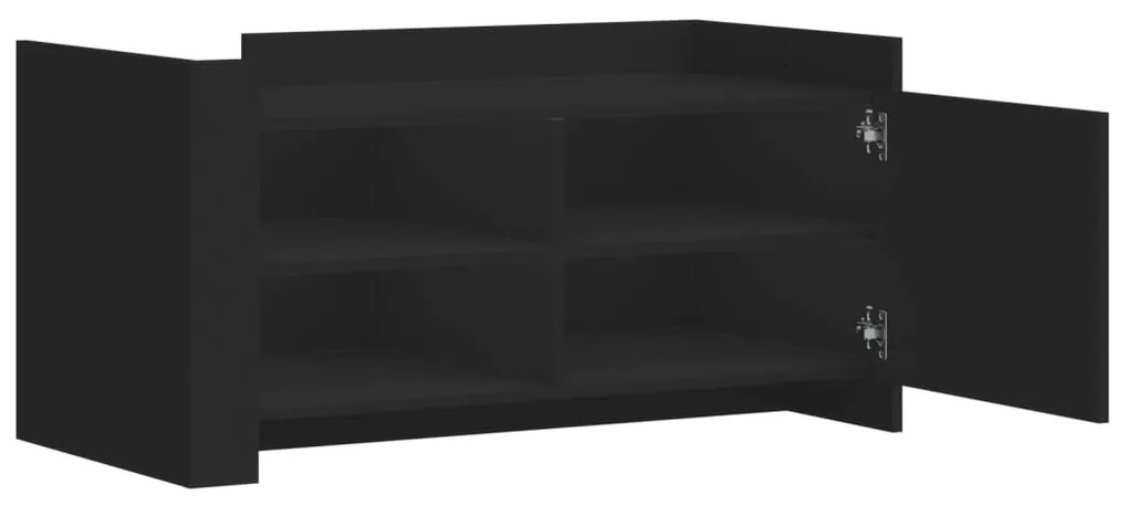 Mesa de centro 100x50x50 cm derivados de madeira preto