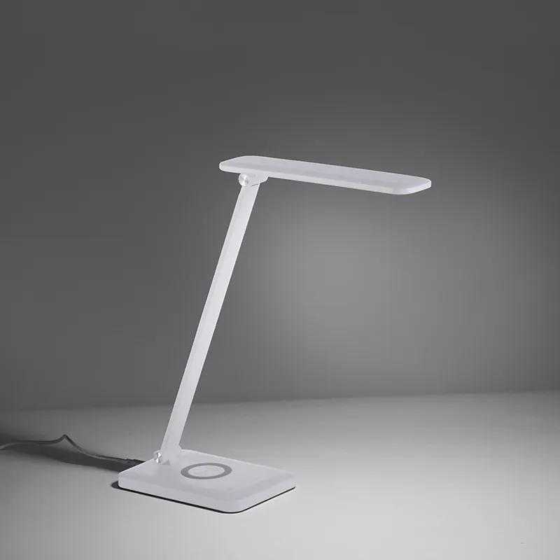 Candeeiro de mesa design branco dimmer-toque LED - TINA Design
