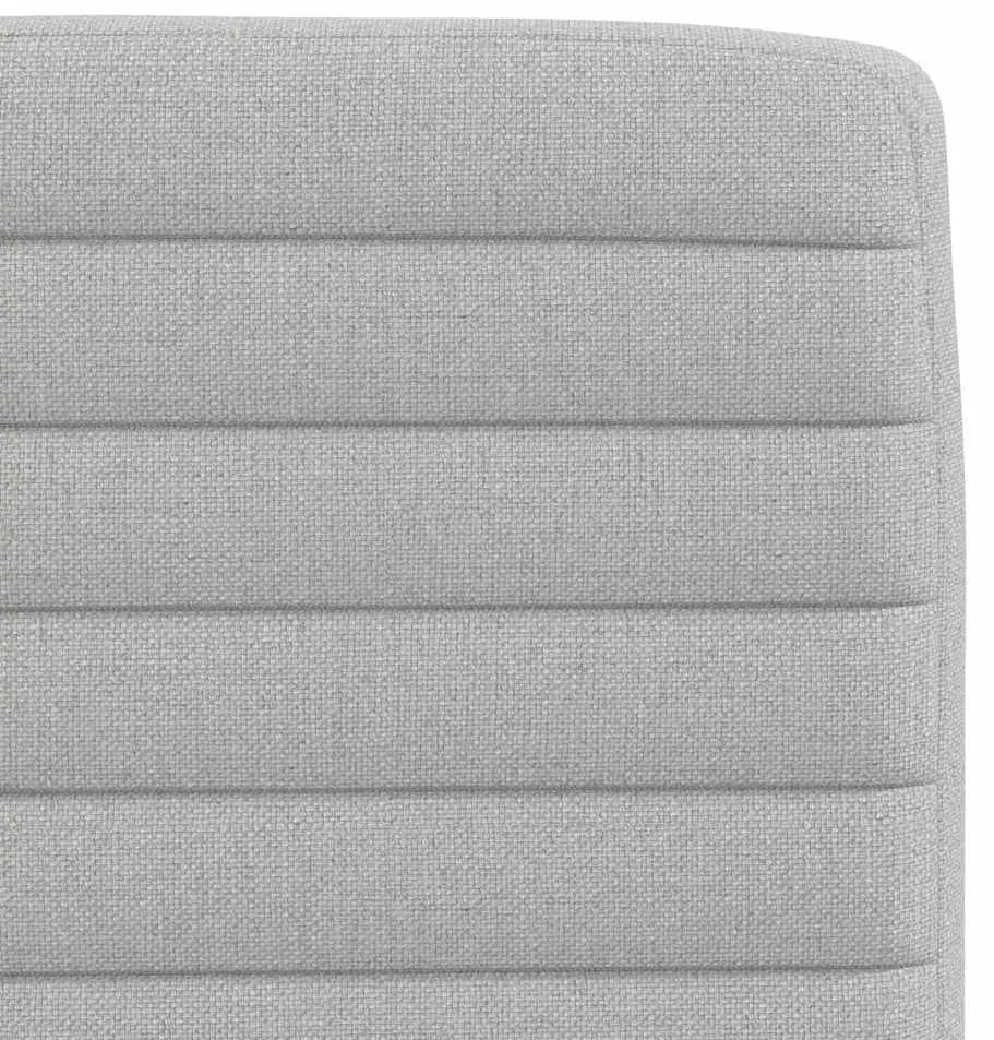 Cadeiras de jantar 2 pcs tecido cinza nuvem