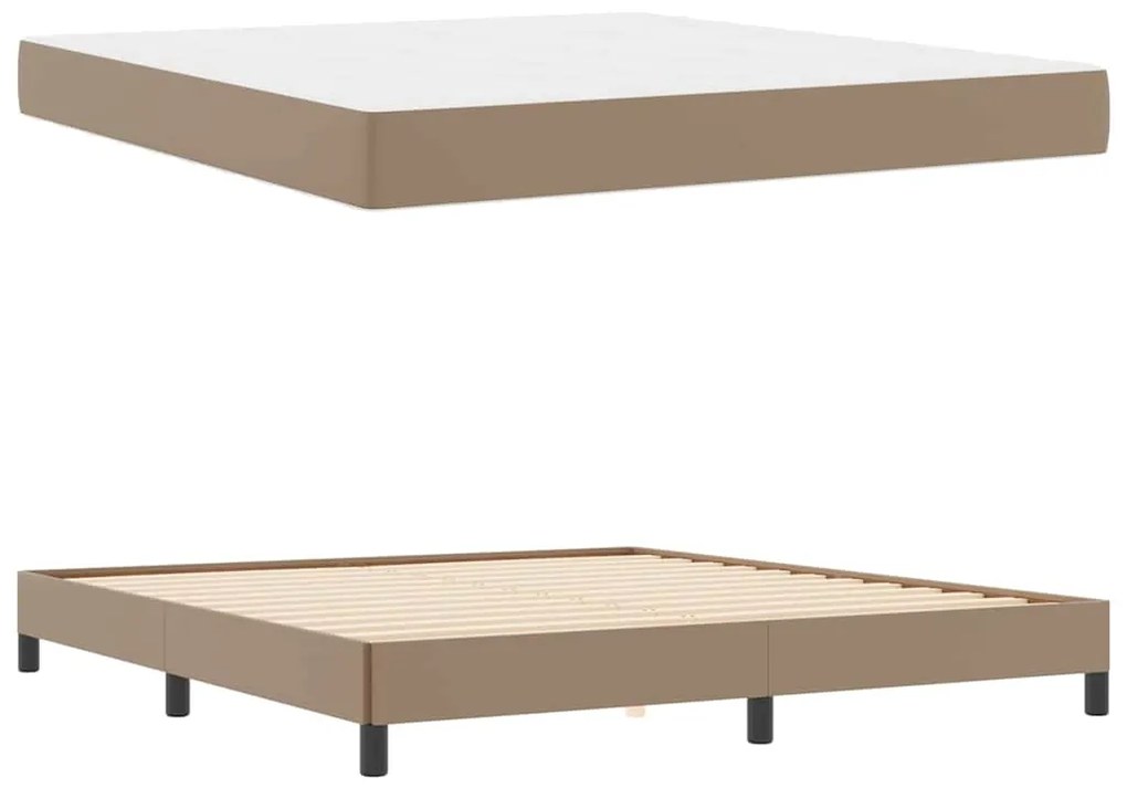 Cama Outros Cappuccino 180 x 200 cm Couro sintético