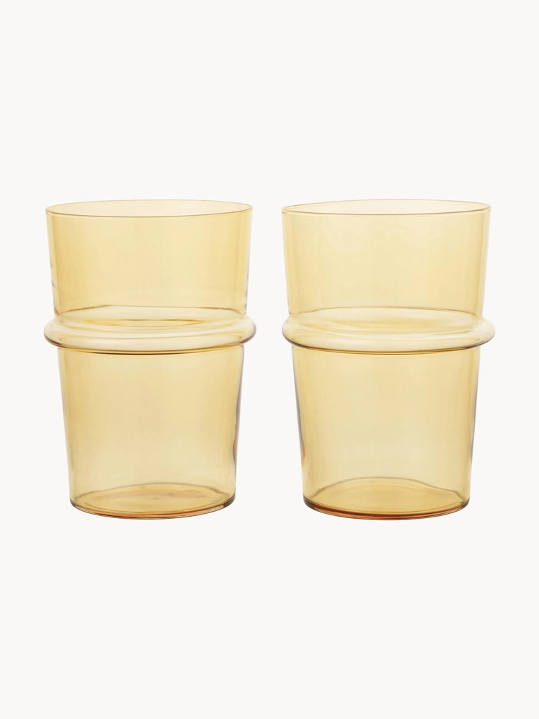 Copos artesanais Boya, conjunto de 2