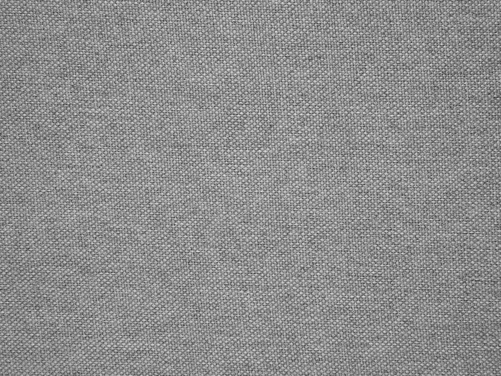 Cama de casal continental em tecido cinzento claro 160 x 200 cm DUCHESS Beliani