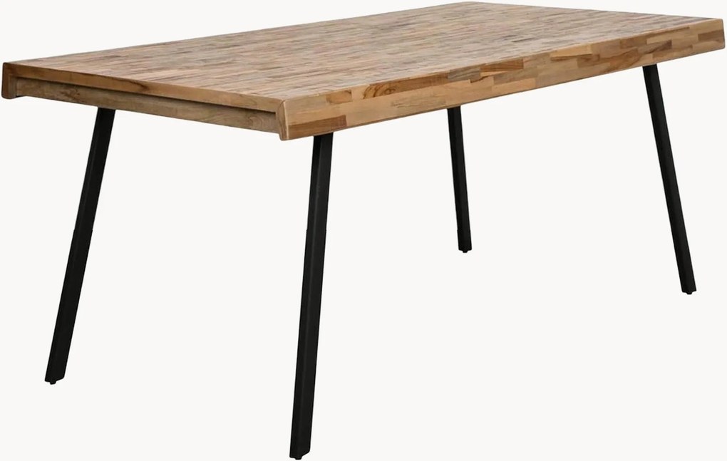 Mesa de jantar com tampo em madeira de teca Suri, vários tamanhos