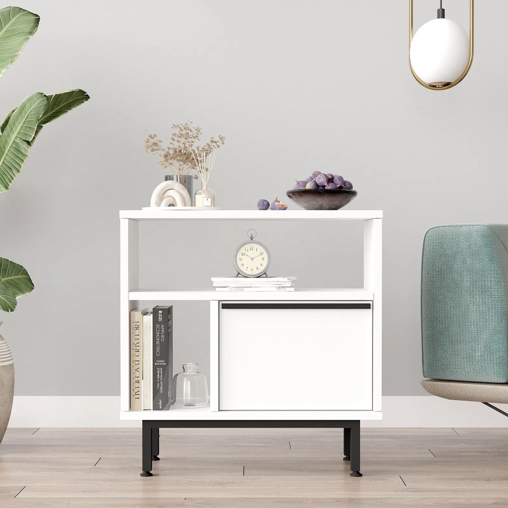 Mesa de Apoio ON6 – Branco – 60x60x25,5 cm